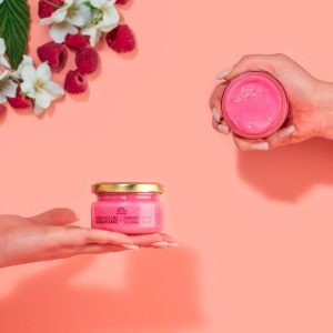 raspberry foaming scrub 100ml